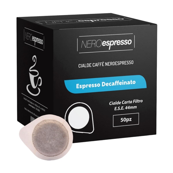 50 Cialde ESE 44mm Caffè “Espresso Decaffeinato”