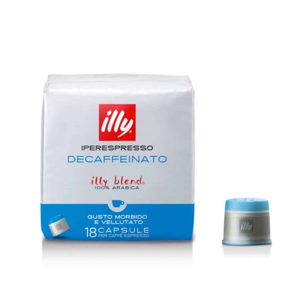 capsule illy iperespresso decaffeinato