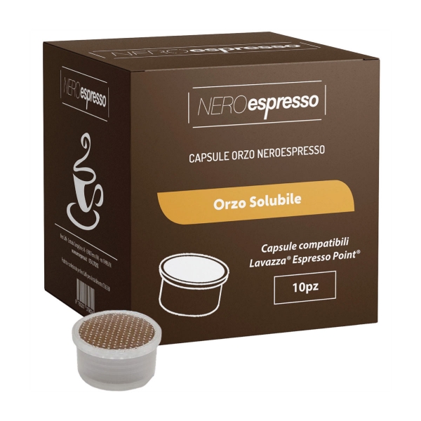 capsule orzo solubile compatibili lavazza espresso point