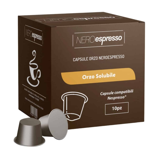 capsule orzo solubile compatibili nespresso
