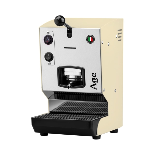 macchina caffè a cialde aroma age bianco perla