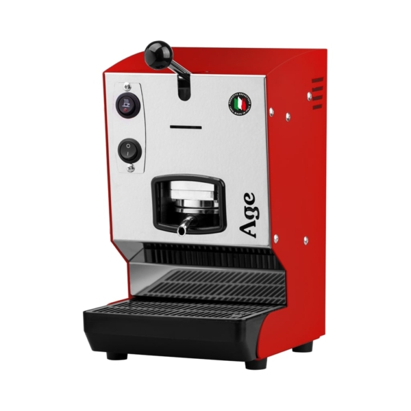macchina caffè a cialde aroma age rossa