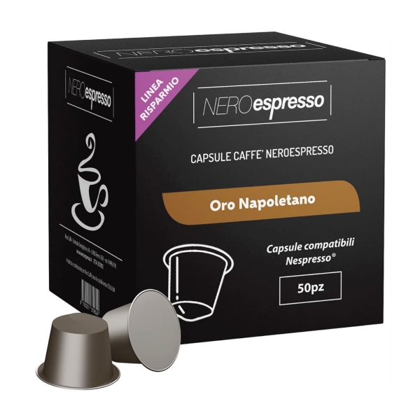 50 Capsule Caffè “Oro Napoletano” Compatibili Nespresso