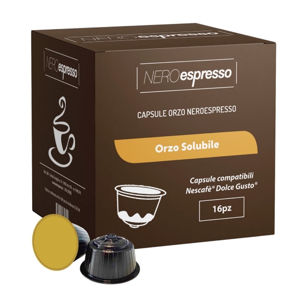 capsule orzo solubile compatibili dolce gusto