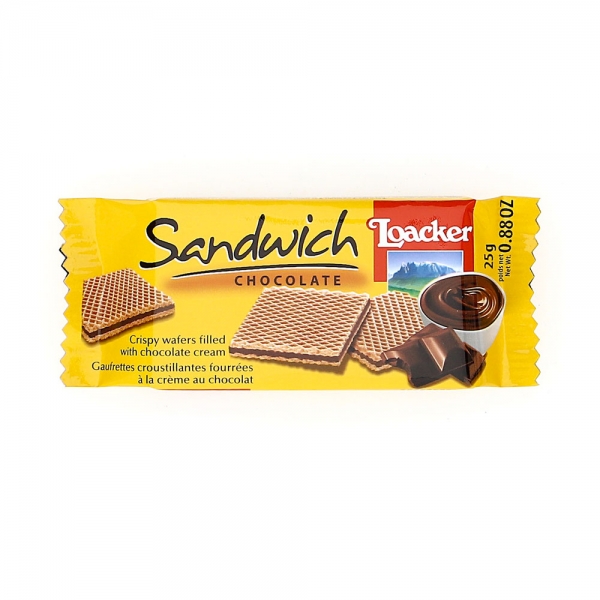 Loacker Sandwich 25g Chocolate