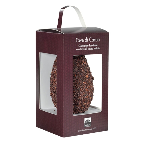 uovo di pasqua fave di cacao maglio