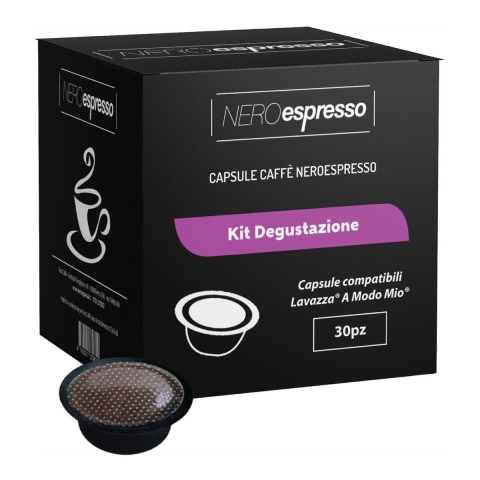 kit degustazione capsule caffè lavazza a modo mio