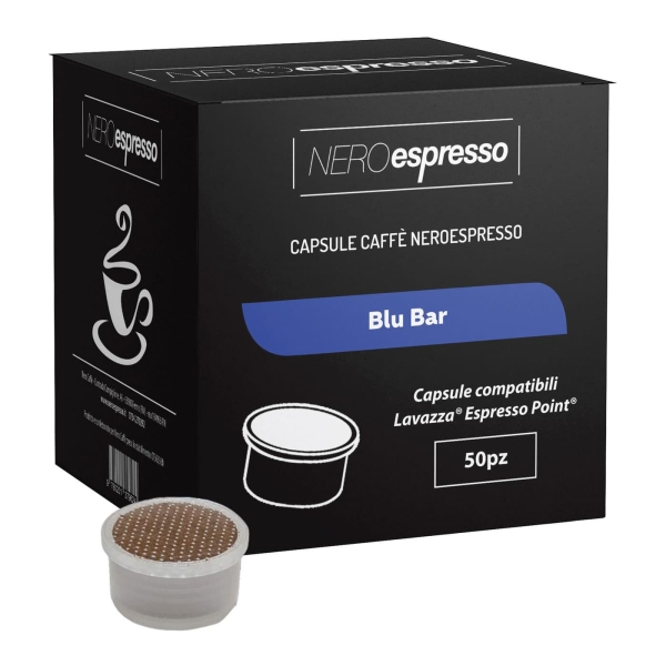 capsule caffè miscela blu bar compatibili lavazza espresso point