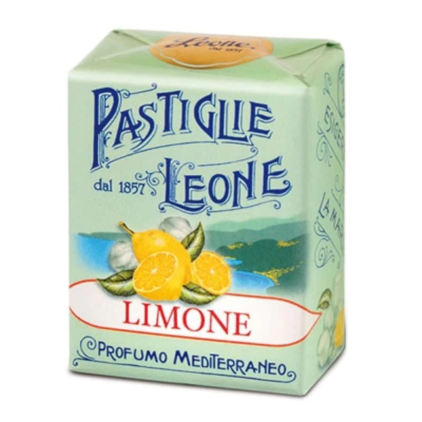 confezione di pastiglie leone gusto limone