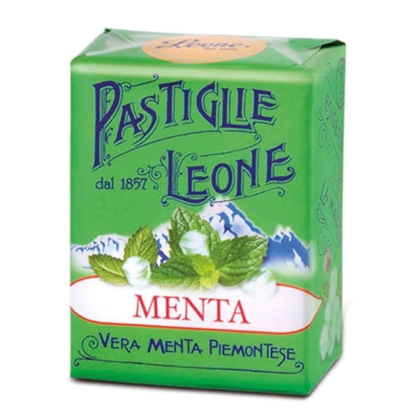 confezione di pastiglie leone gusto menta