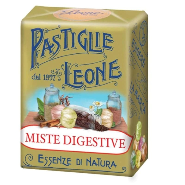 confezione di pastiglie leone gusto miste digestive