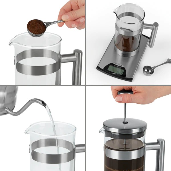 Beem Caffettiera French Press Acciaio 1lt