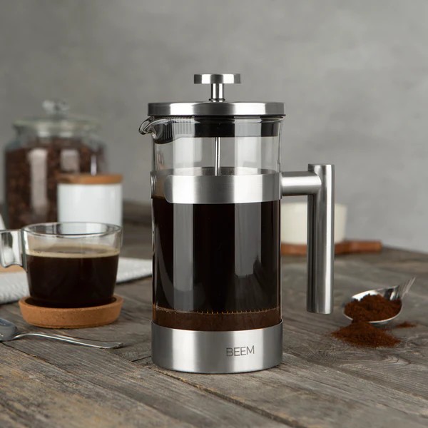 Beem Caffettiera French Press Acciaio 1lt