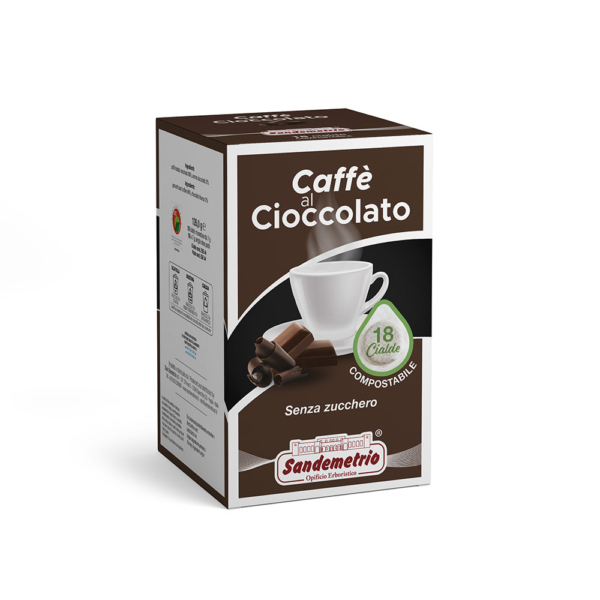 caffè al cioccolato in cialde