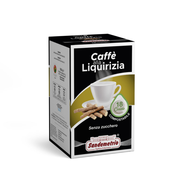 caffè alla liquirizia in cialde