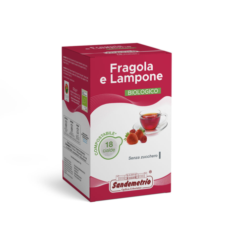 infuso fragola e lampone in cialde