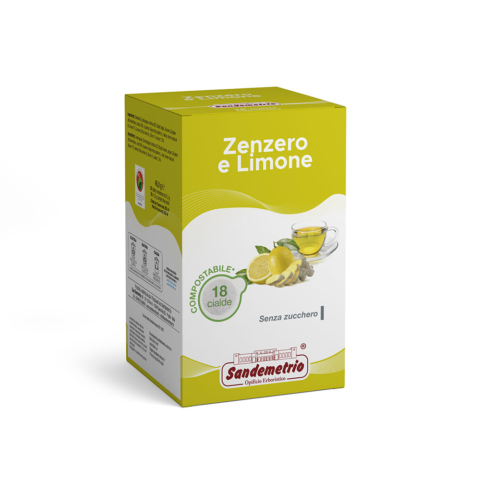 infuso zenzero e limone in cialde