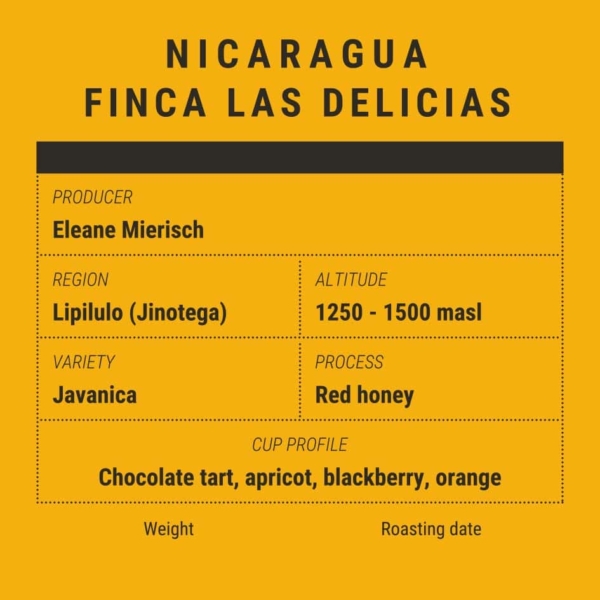 caffè nicaragua las delicias